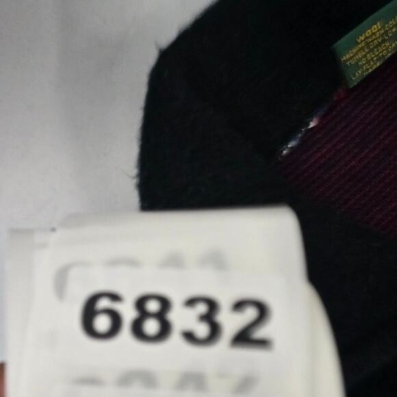 Ruminahui Men’s Wool Full Zip Sweater Jacket USA Flag Black Red Ecuador‎ L/XL - Picture 7 of 7